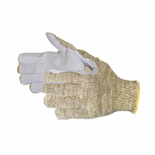 Superior Glove™ SKWFP2-L Emerald CX® Cut Resistant Gloves, Kevlar® Polyester/Stainless Steel, String Knit Wrist Cuff, Resists: Abrasion, Cut and Puncture, ANSI Cut-Resistance Level: A4, ANSI Puncture-Resistance Level: 5