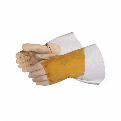 Superior Glove™ 335CBP-M Endura® MIG/TIG Welding Gloves, M, Gold, Gauntlet Cuff