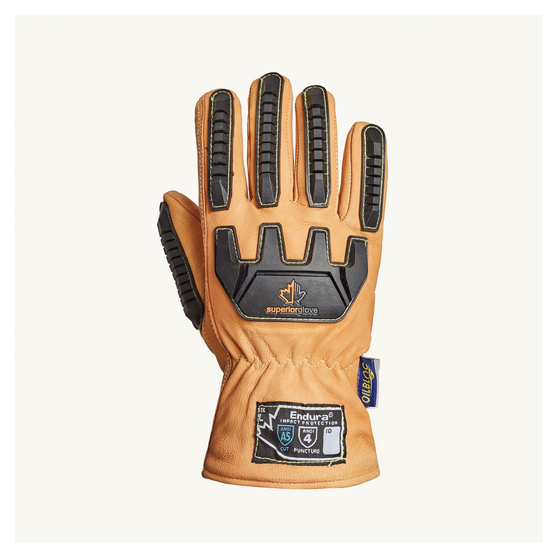 Superior Glove™ 378KGTVB-XS Endura® Winter Driver Gloves, XS, ANSI Cut-Resistance Level: A5