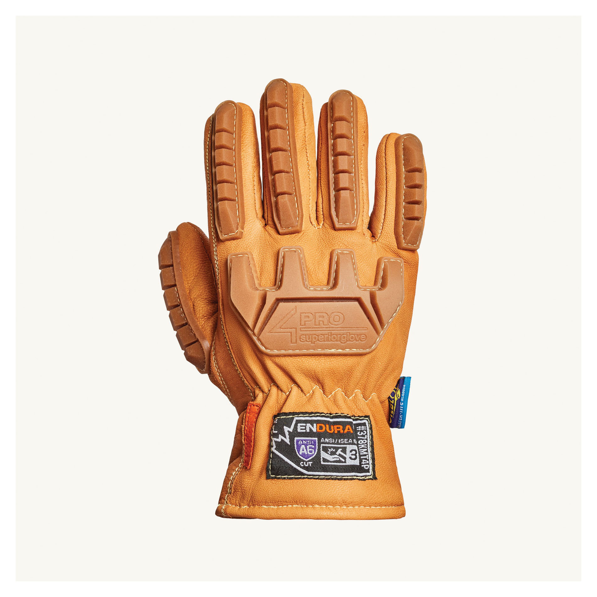 Superior Glove™ 378KMT4P-L Endura® Winter Driver Gloves, ANSI Cut-Resistance Level: A6