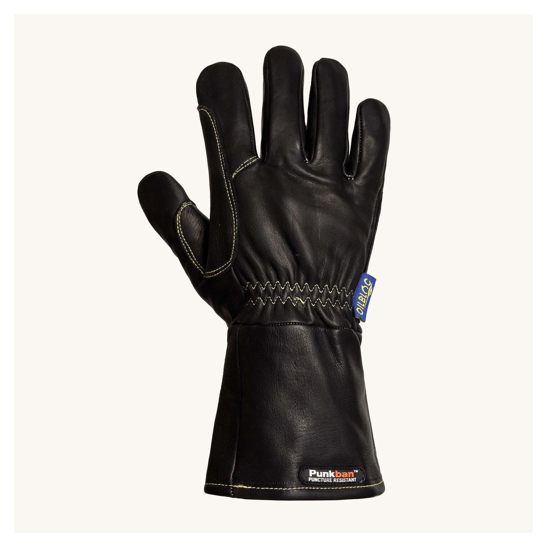 Superior Glove™ 398OBPBRH-XL Endura® Right Hand Welding Gloves, XL, Black, DuPont™ Kevlar® Fiber Lining, 5 in Gauntlet Cuff