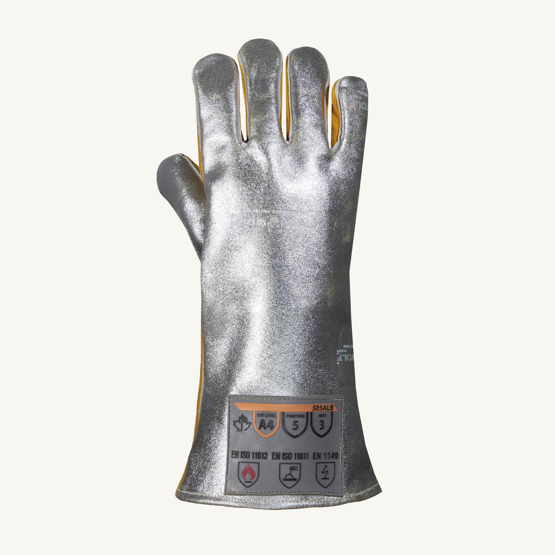 Superior Glove™ 505ALB-M Endura® Gloves, M, Goatskin Leather, Tan, Fleece/Foam Lining