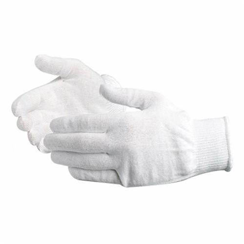 Superior Glove™ S13THWH-L Sure Knit® General Purpose Gloves, Cold Weather, Seamless Style, L, Thermolite® Fiber Palm, White, Knit Wrist Cuff, Resists: Moisture, Mildew and Shrink