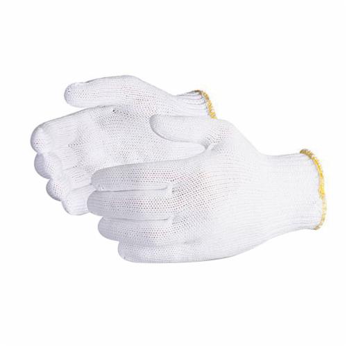Superior Glove™ SNHB-L Sure Knit® Economy Grade General Purpose Gloves, String Knit, L, 7 ga Nylon, Bright White