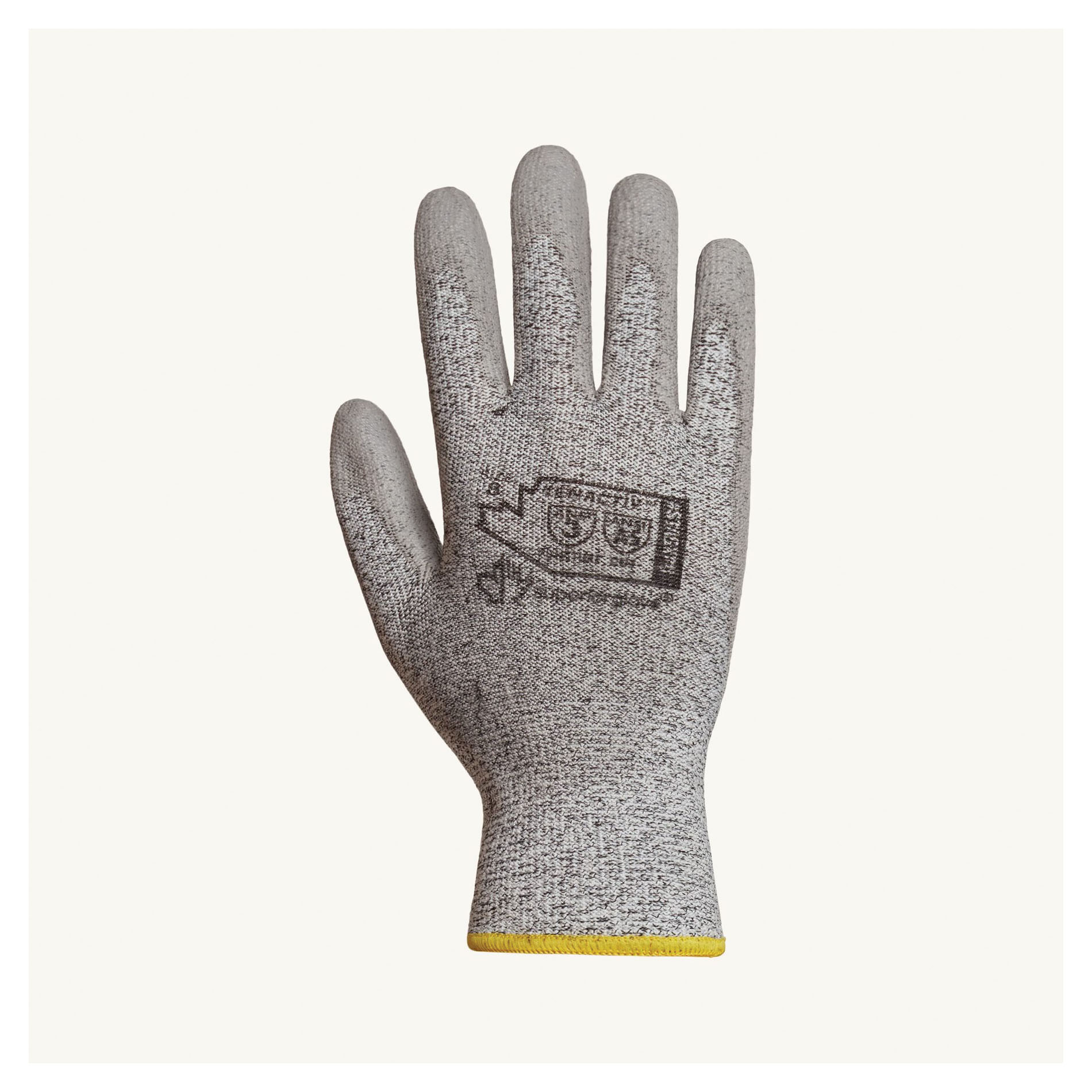 Superior Glove™ STAGXPU10 TenActiv™ Cut Resistant Gloves, SZ 10, 13 ga Composite Filament Fiber/HPPE/Spandex/Steel, Clute Cut/Knit Wrist Cuff, Resists: Cut/Puncture, ANSI Cut-Resistance Level: A5, ANSI Puncture-Resistance Level: 3, Left/Right Hand
