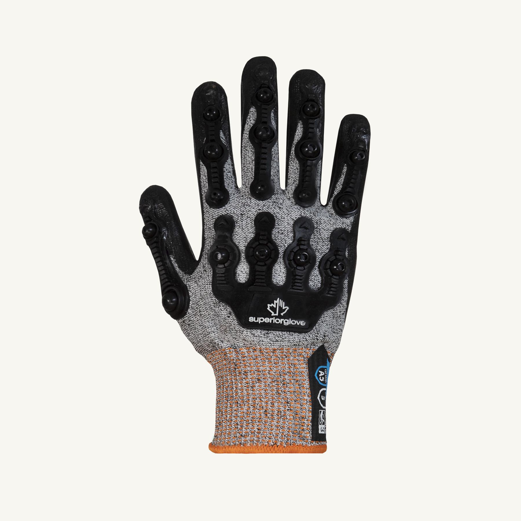 Superior Glove™ STXFNVB-L TenActiv™ Cut Resistant Gloves, L, Foam Nitrile Coating, TenActiv™, ANSI Cut-Resistance Level: A5, ANSI Puncture-Resistance Level: 4