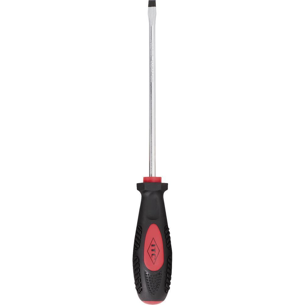 ITC® 021007 Screwdriver, 1/4 in Slotted Point, Chrome Vanadium Steel Shank, 6 in OAL