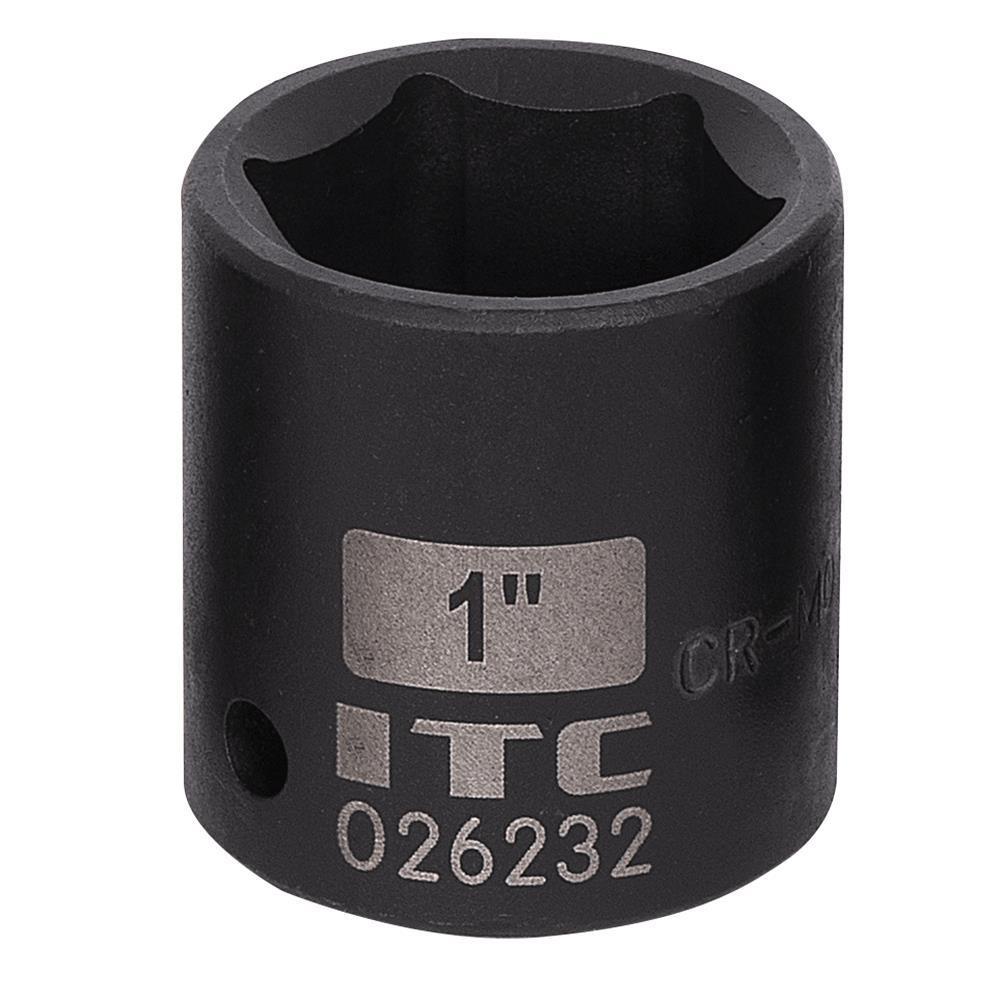 ITC® 026232 Impact Socket, 1/2 in, 1 in Regular Socket, 6 Points