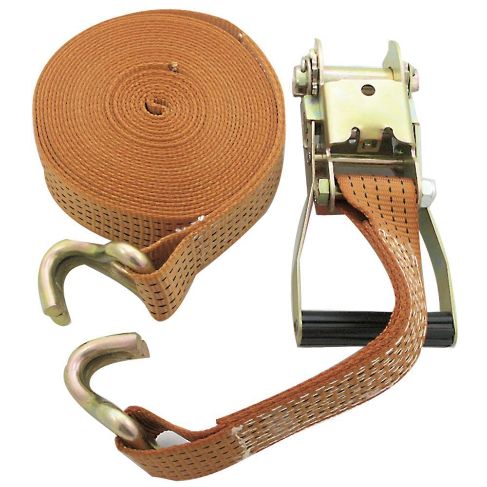ITC® 027108 Heavy Duty Ratchet Tie Down, 3300 lb Load, 30 ft L, Polyester Web Strap