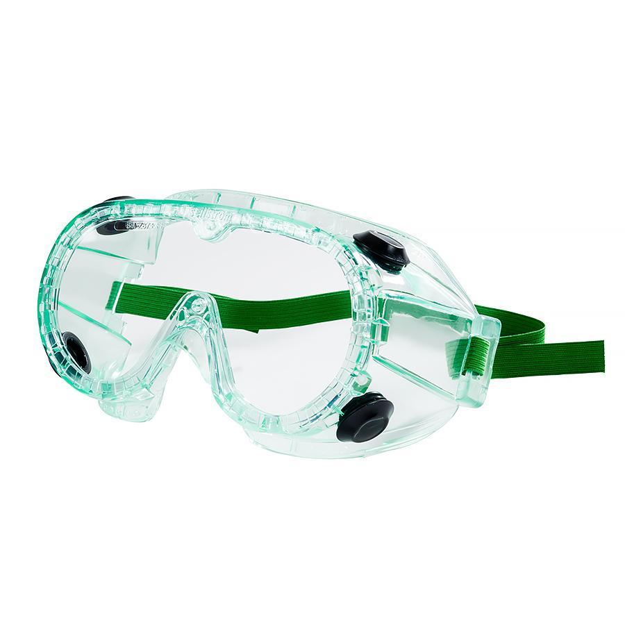 sellstrom® S88210 Indirect Vent Chemical Splash Goggles, Anti-Fog Clear Polycarbonate Lens, Elastic Strap, ANSI Z87.1-2003, CAN/CSA-Z94.3