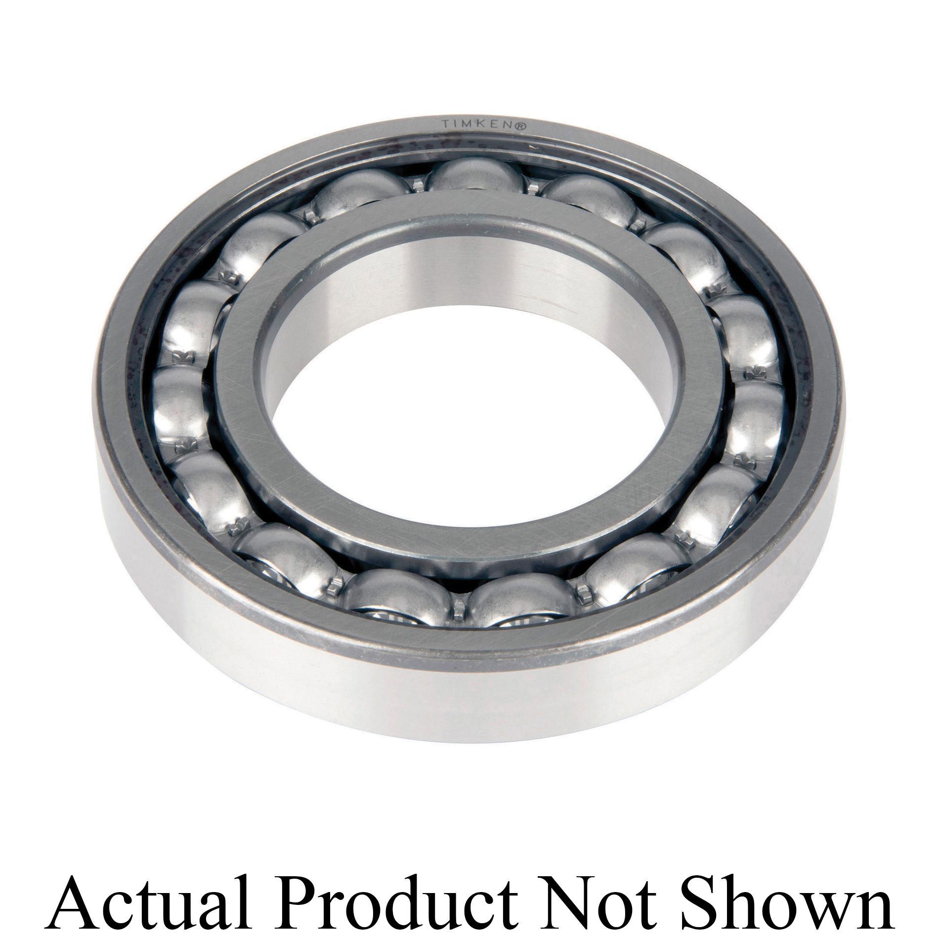 Timken® 317W 300 Medium Round Bore Deep Groove Radial Ball Bearing, 85 mm Dia Bore, 180 mm Dia Outside, 1 Rows, 41 mm W, 46300 lb Dynamic/35400 lb Static Load