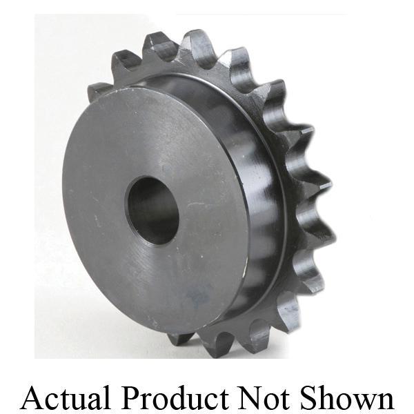 Tsubaki® 100B38 Stock Bore Roller Chain Sprocket, 1-1/4 in Dia Bore, 15.835 in OD, #100 Chain, 38 Teeth, 15.138 in Dia Pitch, 1045 Cold Rolled Carbon Steel