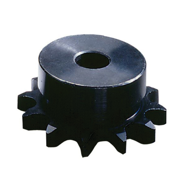 Tsubaki® 08B17 British Standard Stock Bore Harden Teeth Roller Chain Sprocket, 12 mm Dia Bore, #08 Chain, 17 Teeth