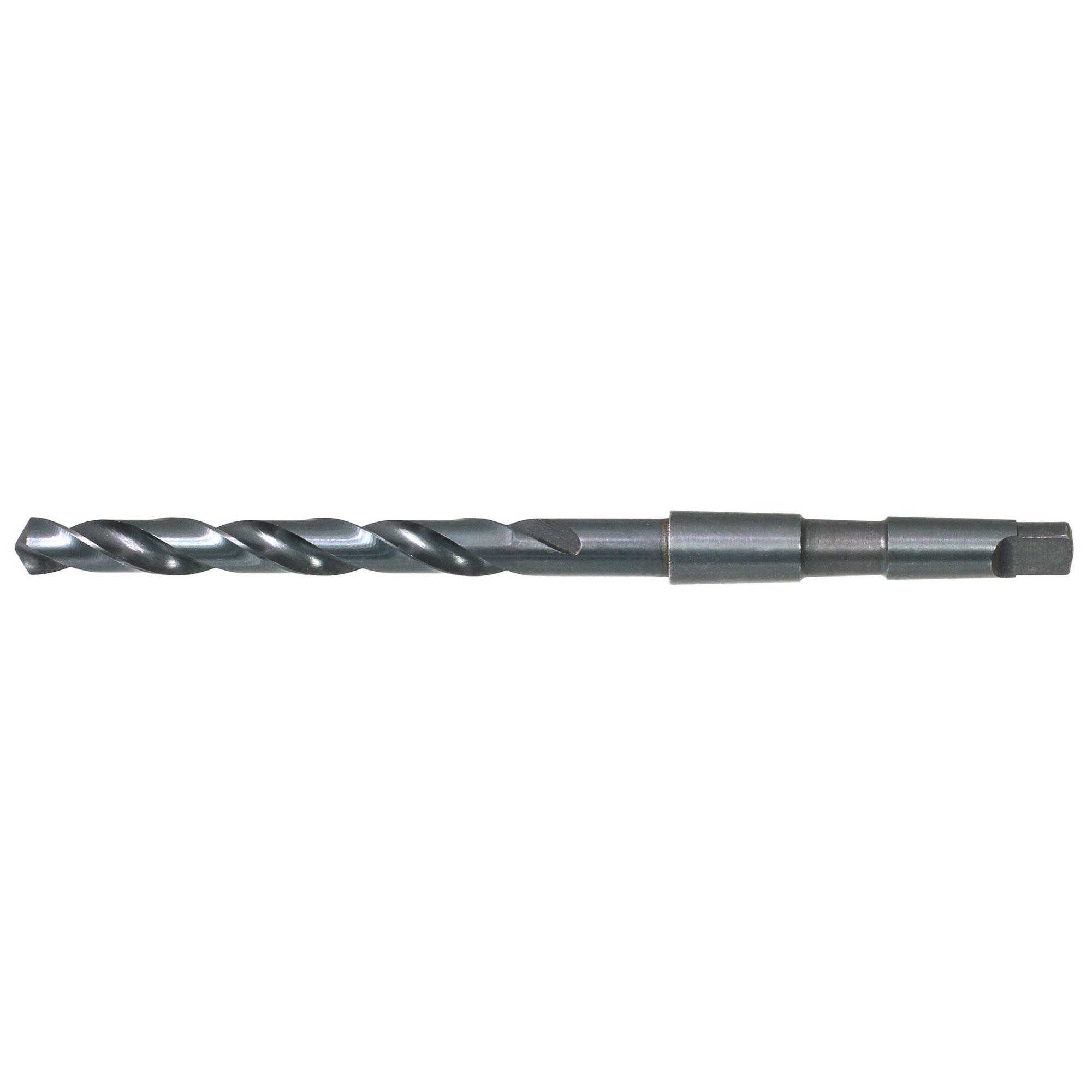 Drillco 1400A152 Taper Shank Drill Bit, 13/16 in Drill - Fraction, 0.8125 in Drill - Decimal Inch, #3 Morse Taper Shank Taper, HSS