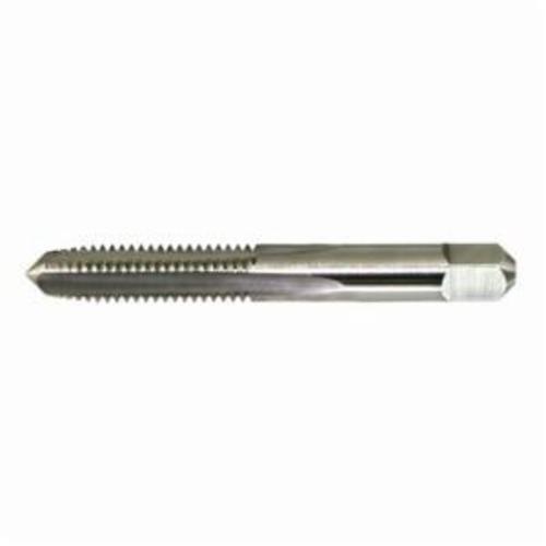 Drillco 20A116CB 5305 Straight Flute Tap, Right Hand Cutting, 1/4-20 Thread, Bottoming Chamfer, 4 Flutes, Bright, HSS