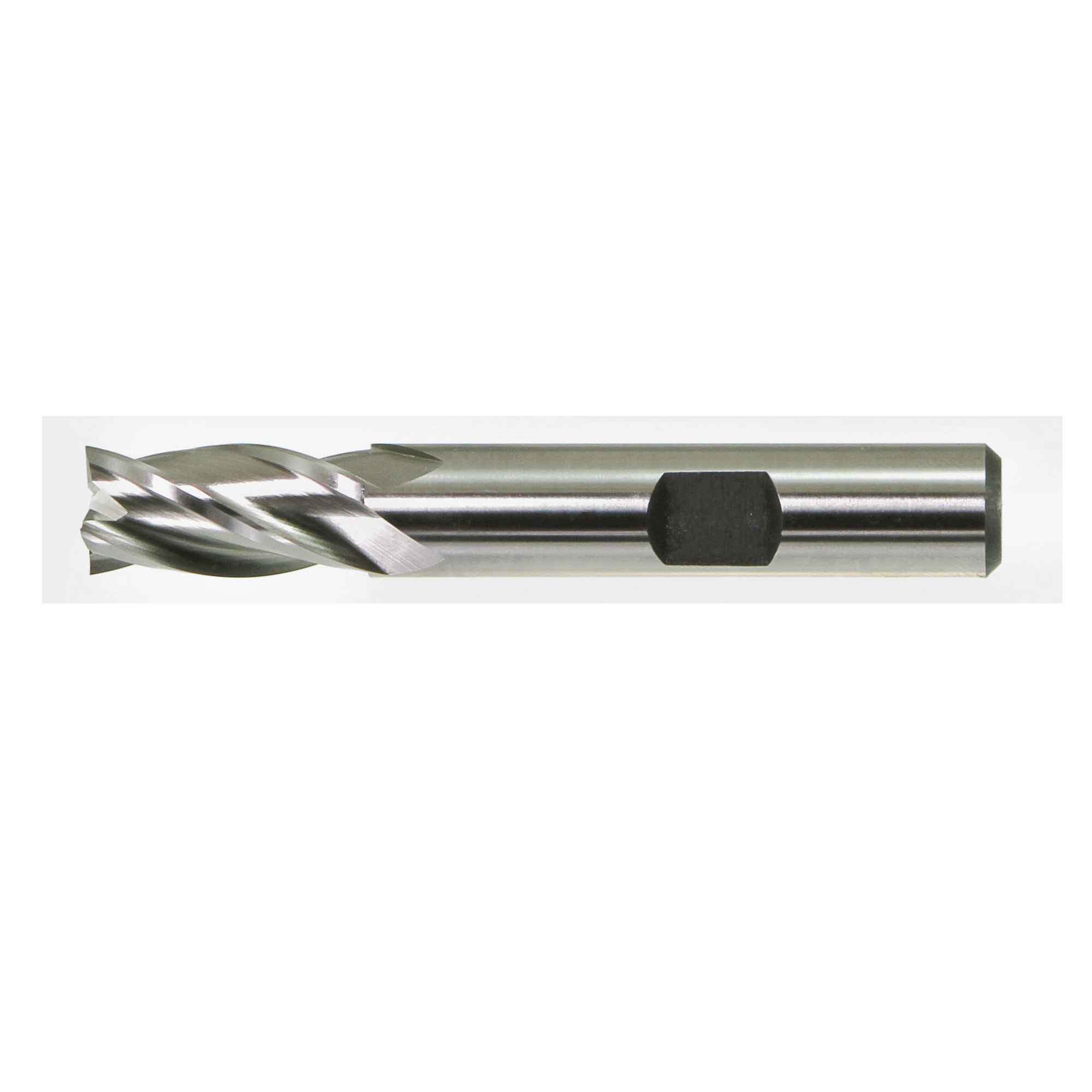 Drillco 670A108A 6700A Center Cutting Imperial Regular Length Single End Finishing End Mill, 1/8 in Dia Cutter, 3/8 in Length of Cut, 4 Flutes, 3/8 in Dia Shank, 2-5/16 in OAL, Bright