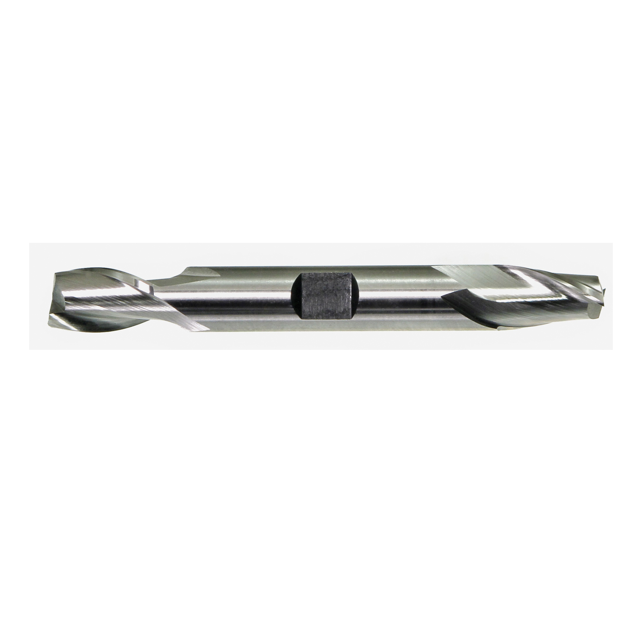Drillco 690A108A 6900A Center Cutting Double End Imperial Regular Length Finishing End Mill, 1/8 in Dia Cutter, 3/8 in Length of Cut, 2 Flutes, 3/8 in Dia Shank, 3-1/16 in OAL, Bright