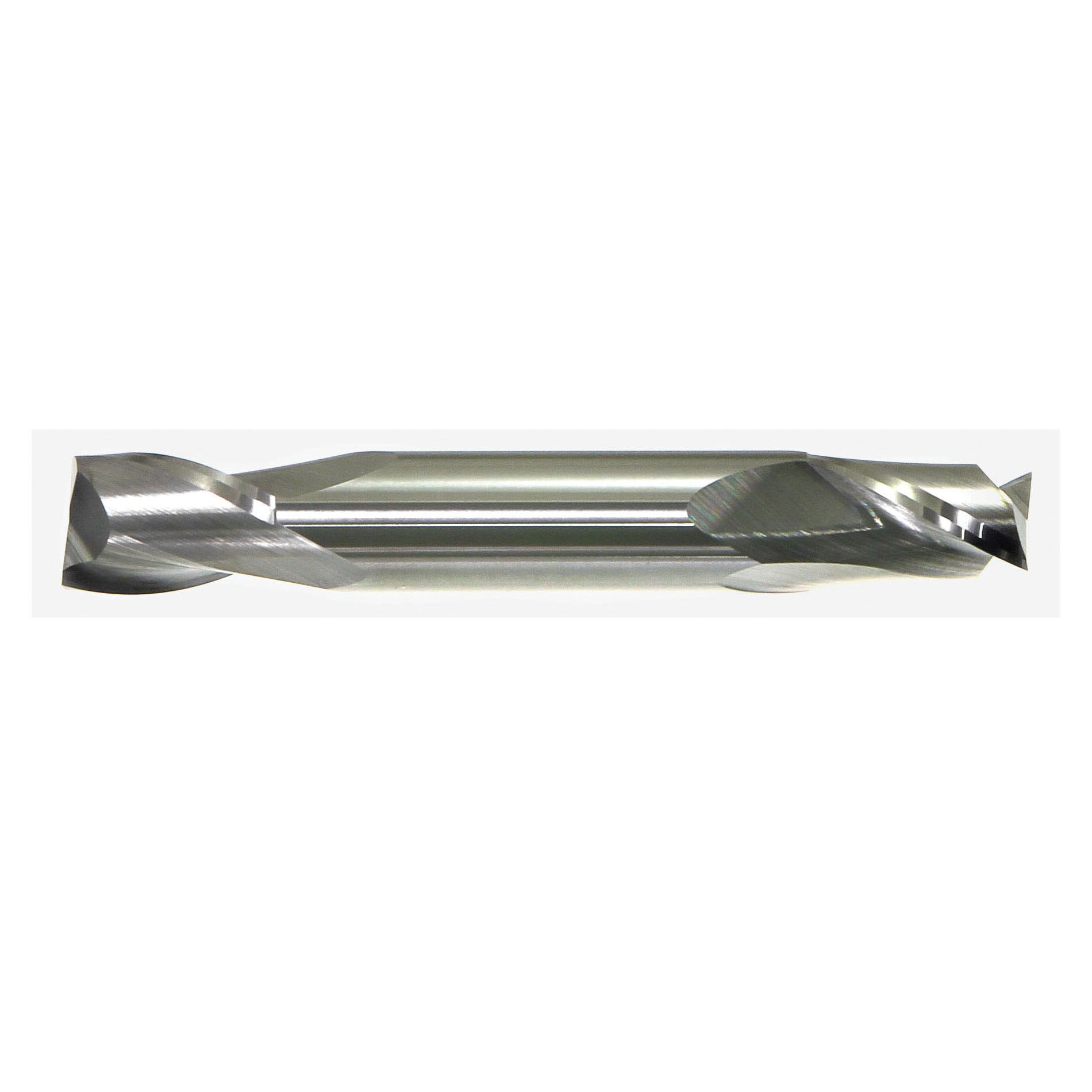 Drillco 74A102C 7400 Center Cutting Double End Imperial Stub Length Finishing End Mill, 1/32 in Dia Cutter, 5/64 in Length of Cut, 2 Flutes, 1/8 in Dia Shank, 1-1/2 in OAL, Bright