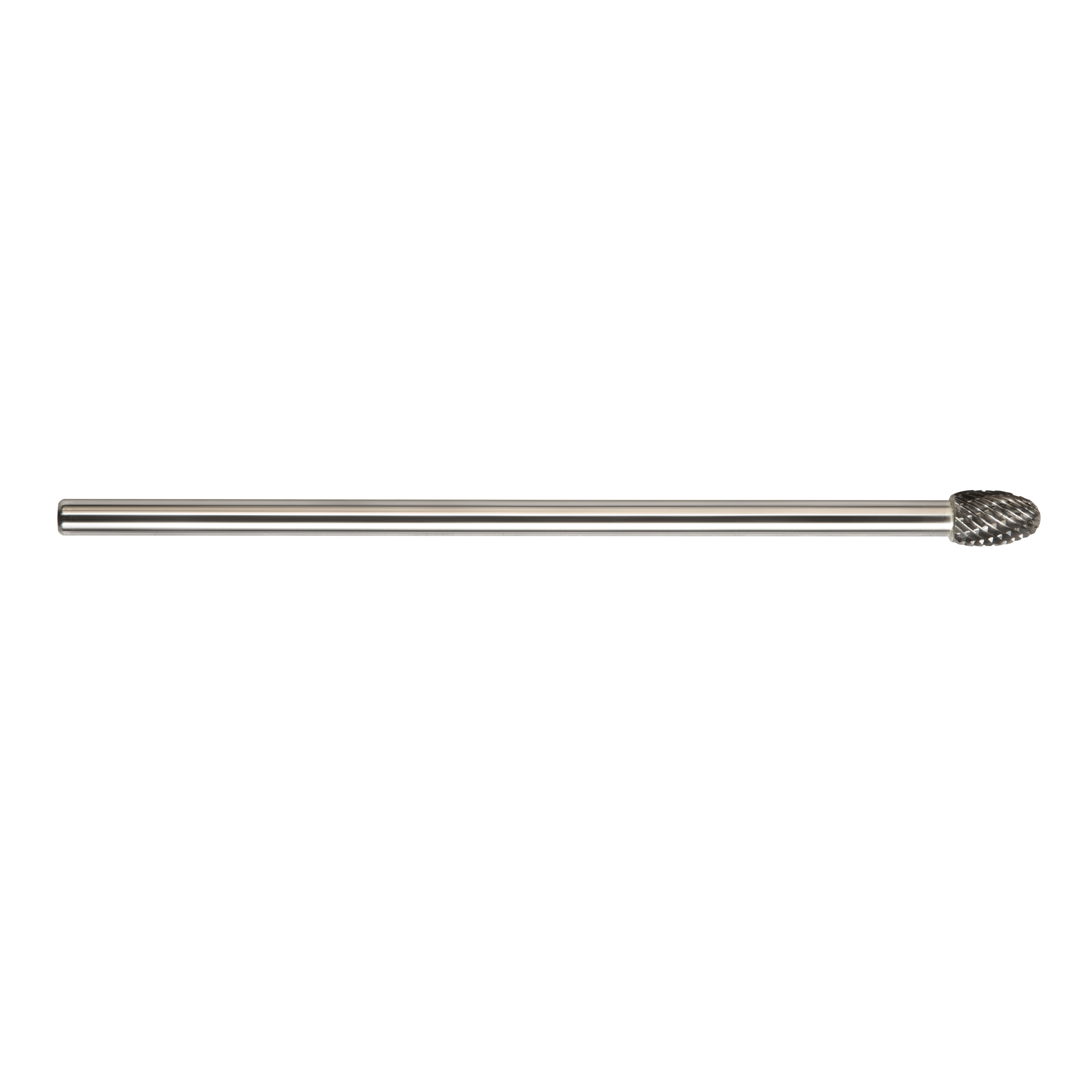 Magnum 7EX116DC 7000EX Extra Long Shank Carbide Burr, Oval (Shape SE) Head, 1/4 in Dia Head, 3/8 in L of Cut, Double Cut