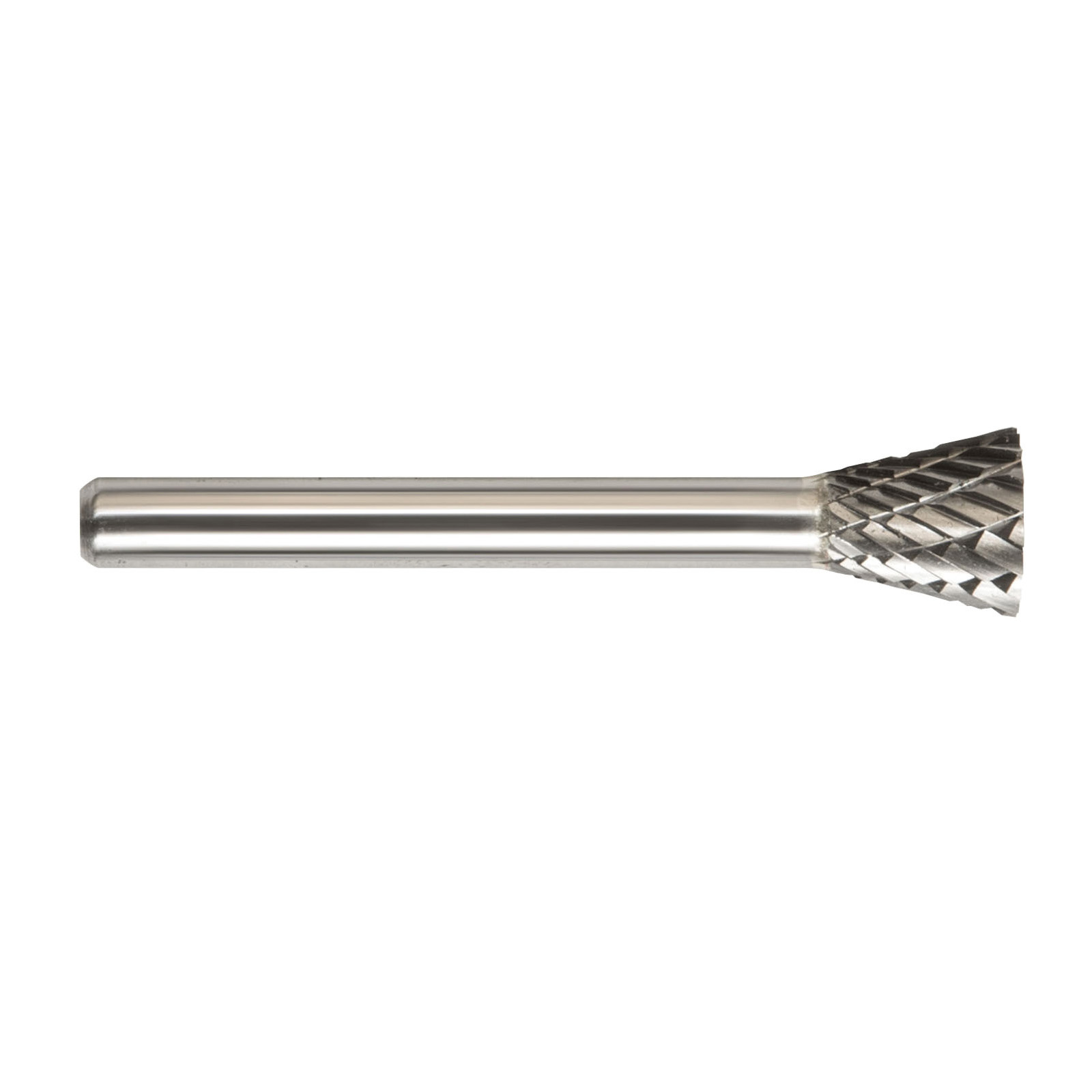 Magnum 7N116EDC 7000NE Carbide Burr, Inverted Taper (Shape SN) Head, 1/4 in Dia Head, 5/16 in L of Cut, Double Cut