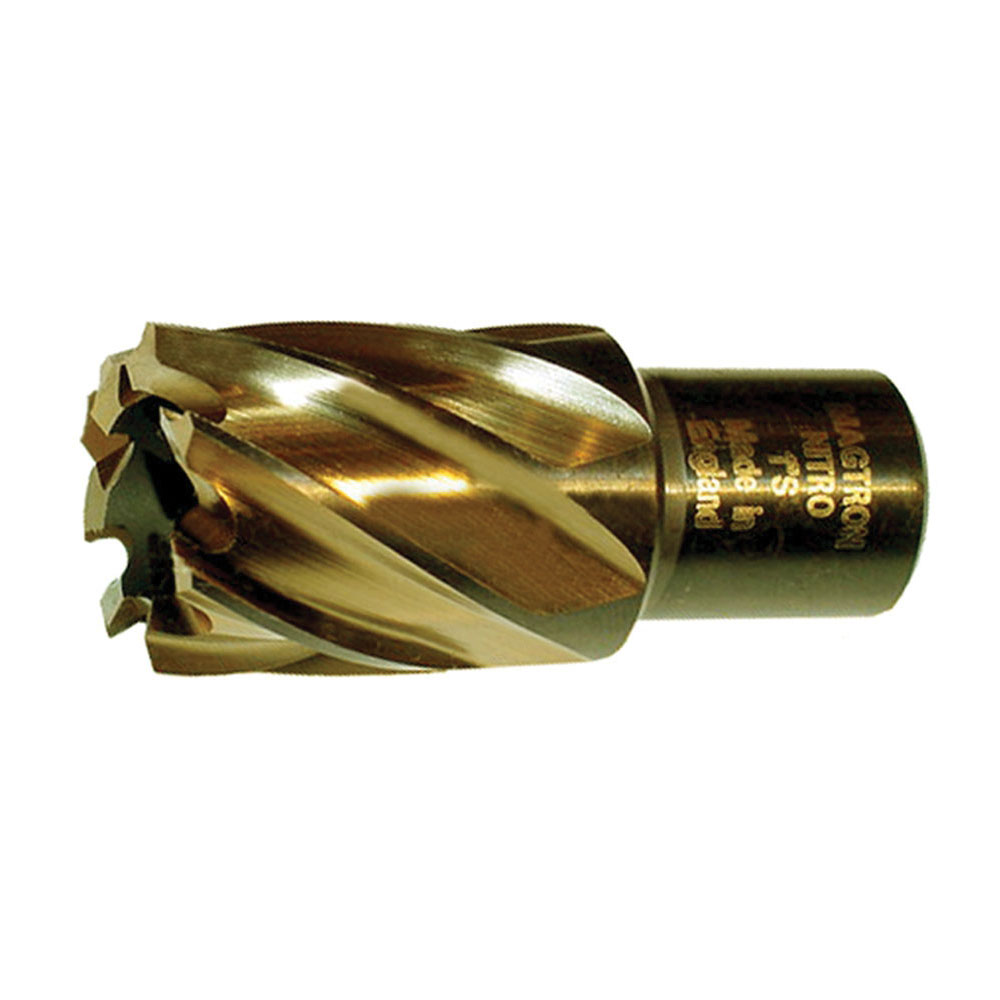 Nitro® 91N128 9100N Imperial Annular Cutter, 7/16 in Dia Cutter, 1 in D Cutting, Cobalt, Round Shank