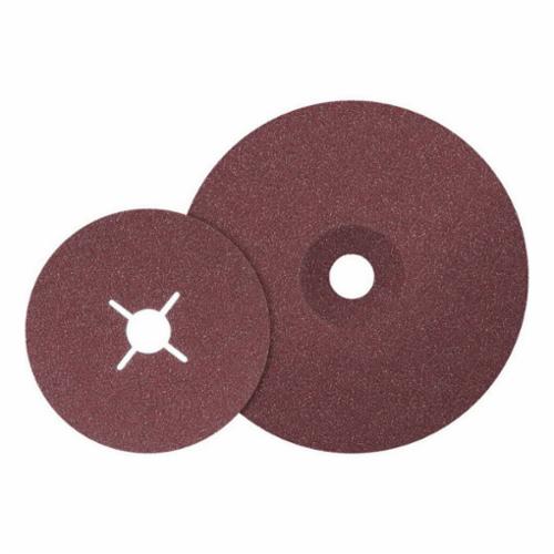 Walter Surface Technologies COOLCUT™ 15C452 15-C Coated Sanding Disc, 4-1/2 in Dia Disc, 7/8 in Center Hole, 24 Grit, Extra Coarse Grade, Aluminum Oxide Abrasive, Arbor Attachment