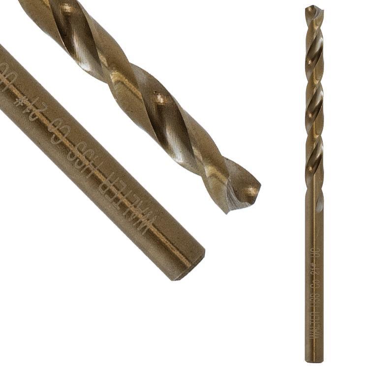 Walter Surface Technologies 01B521 SST+™ High Flow Jobber Length Drill Bit, #21 Drill - Wire, 135 deg Point Angle