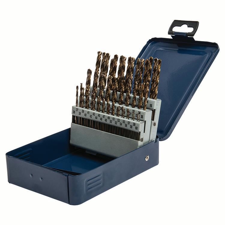 Walter Surface Technologies 01E619 SST+™ Twist Drill Bit, 135 deg Drill Point Angle, 60 Pieces, Polyethylene