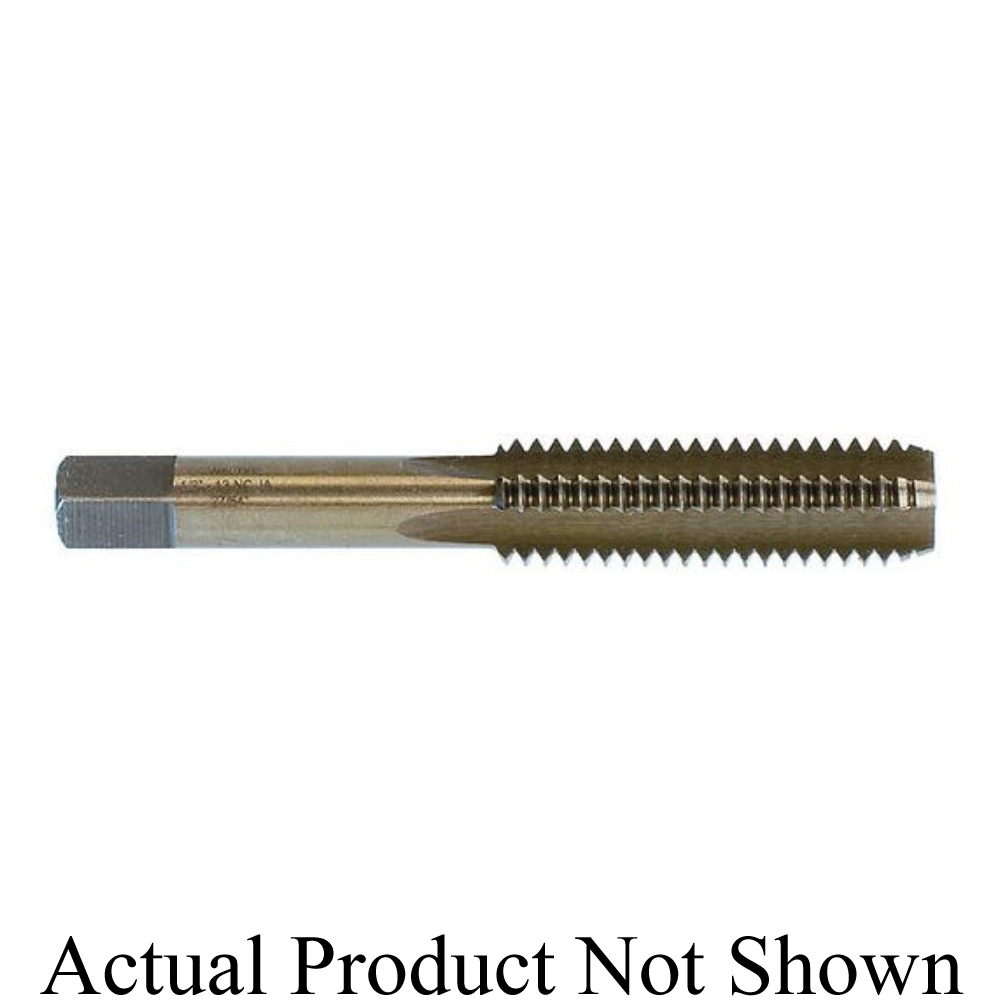 Walter Surface Technologies SST+ HSS™ 03B043 Hand Tap, 1/4-20 Thread, Bottom Chamfer, 3 or 4 Flutes, Bronze, HSS
