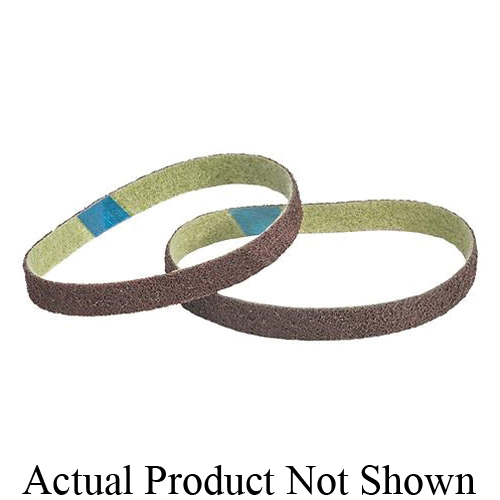 Walter Surface Technologies BLENDEX+™ 07D032 Non-Woven File Belt, 1/2 in W x 18 in L, Nylon Abrasive