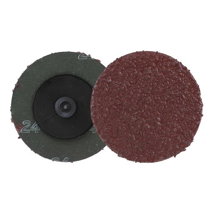 Walter Surface Technologies ALLSTEEL™ SPINLOCK™ 09D112 Fiber Disc, 2 in Dia Disc, 120 Grit, Aluminum Oxide Abrasive