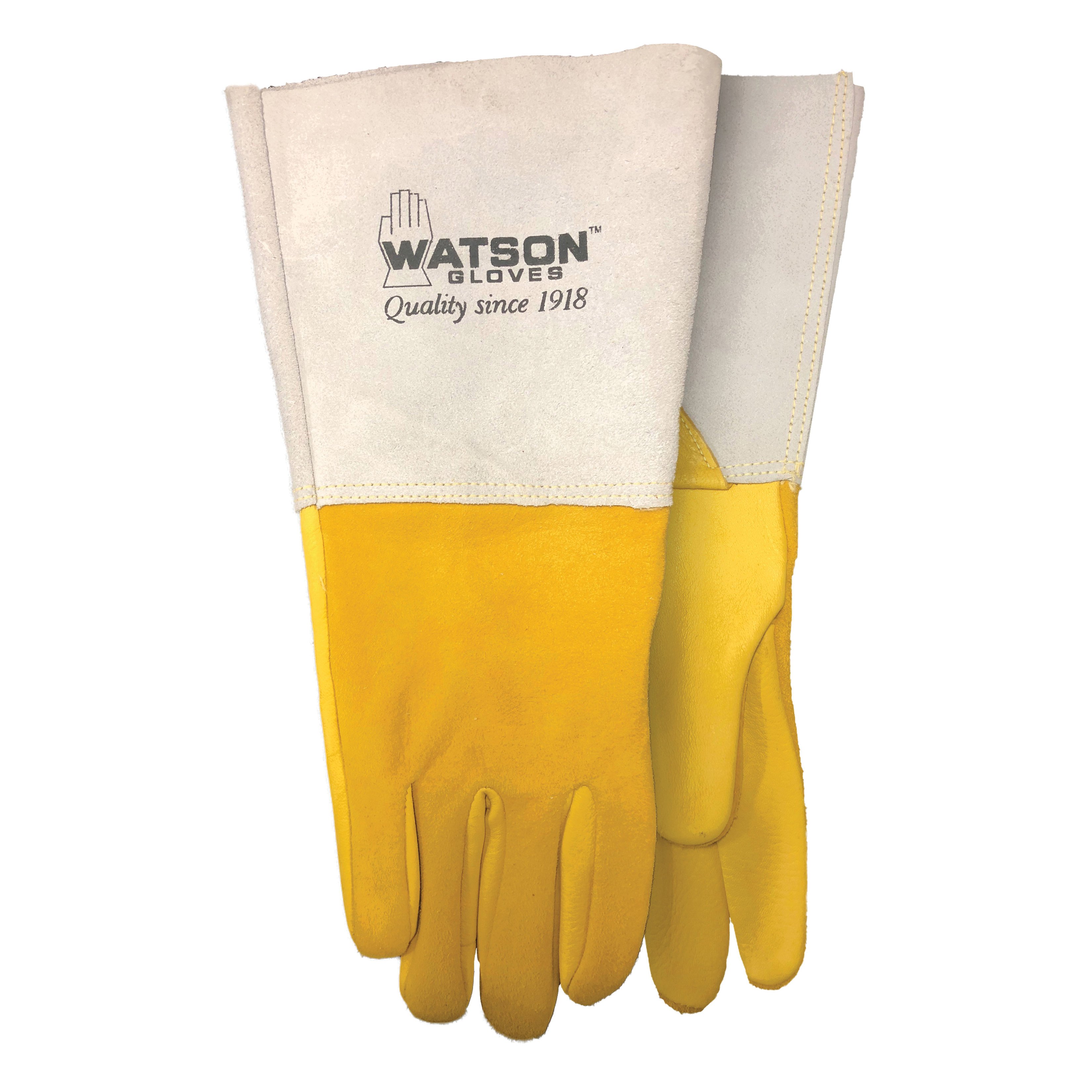 Heat Wave® 2762-X Smoking Gunn Gloves, XL, Split Full Grain Deerskin, Tan, Unlined Lining, Gauntlet Cuff