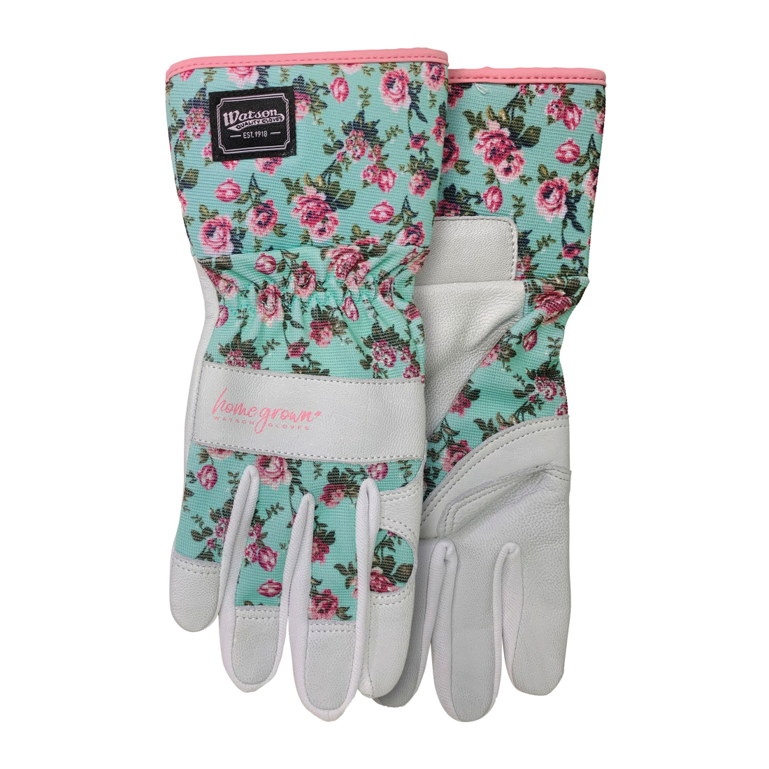 Watson 197-M You Go Girl! Women's General Purpose Gloves 197, High Performance, Hooded Fingertips Style, M, Microfiber Palm, Form-Fit Spandex®, Wavy Safety/Shirred Elastic Cuff