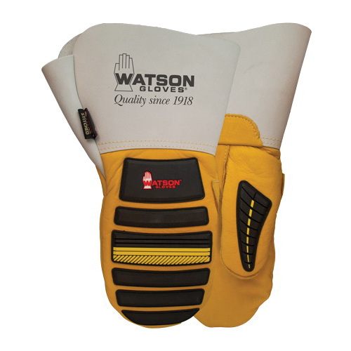 Storm Trooper 5783G-L Impact-Resistant Gloves, L, Full Grain Deerskin Leather/Rubber, Gauntlet Cuff