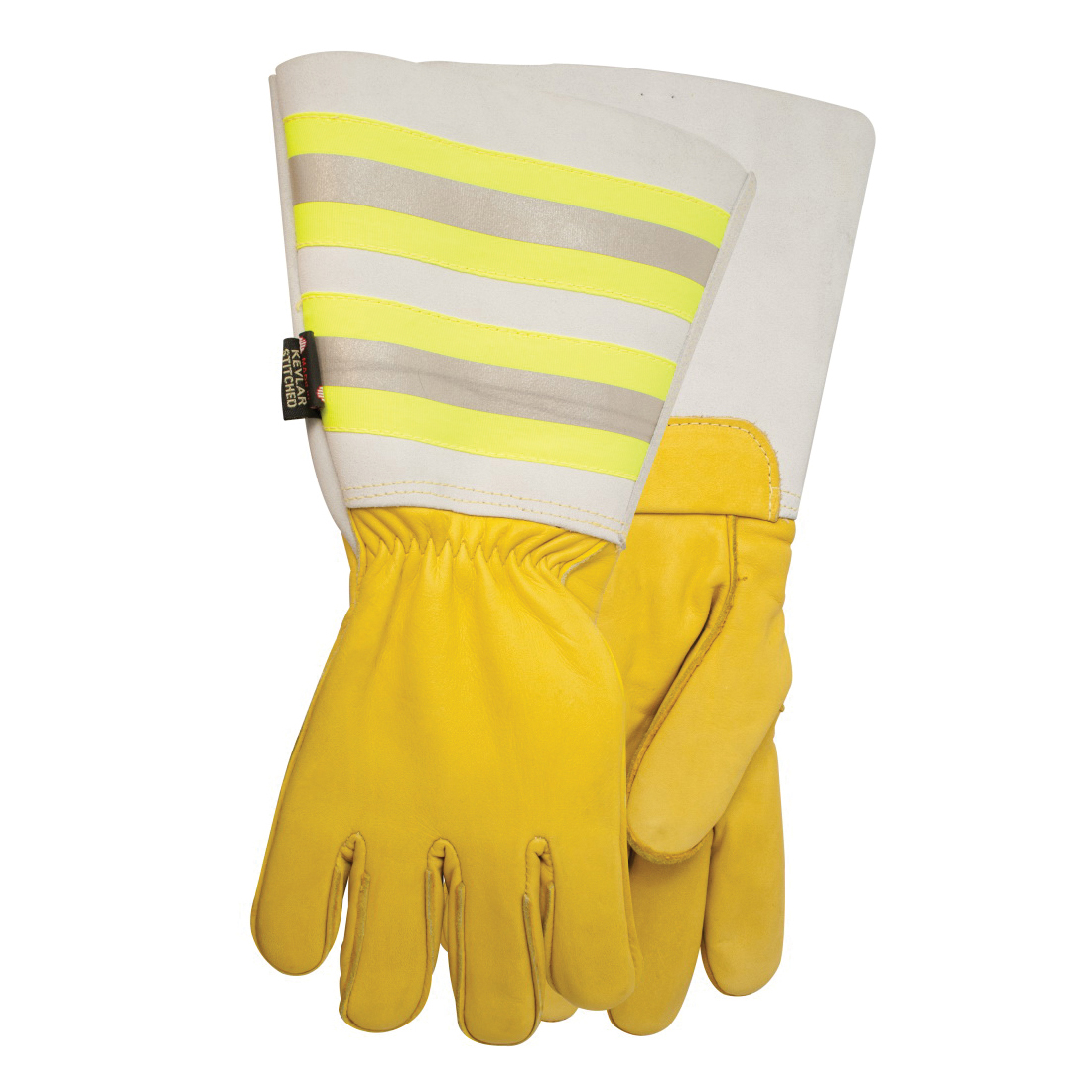 Storm Trooper 9407RT-09 9407RT Ice Storm General Purpose Work Gloves, General Purpose, Gunn Cut with Wing Thumb Style, SZ 9, Cowhide Leather Palm, Cowhide Leather, Tan, Gauntlet Cuff, 3M™ Thinsulate™ C100 Lining