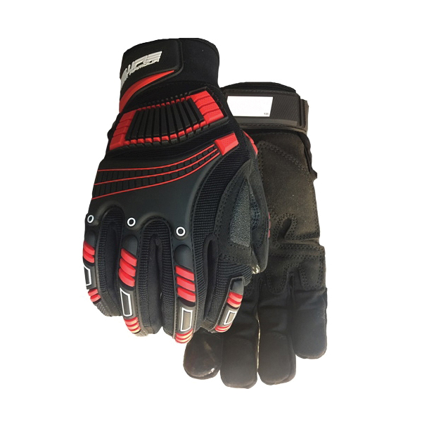 Watson 010BK-L Extreme General Purpose Gloves, Microfiber Palm, L, Microfiber Palm, Microfiber/Neoprene/Spandex®, Black, Resists: Abrasion and Impact, Wing Thumb