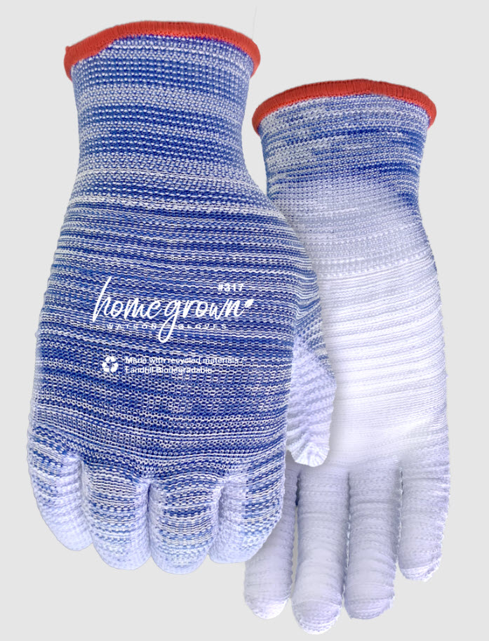 Watson 317-S Feather General Purpose Work Gloves, General Purpose, Open Back with Straight Thumb Style, S, Polyurethane Palm, Polyester, Black/Teal, Knit Wrist Cuff, Polyurethane/Sandy Coating, Unlined Lining
