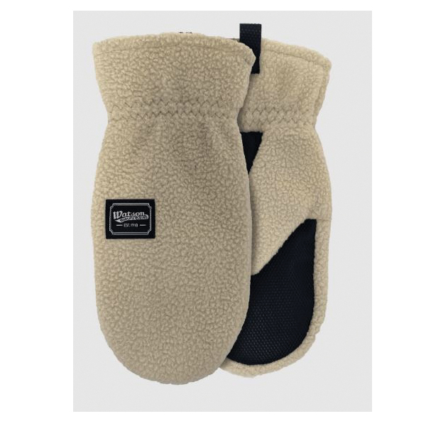 Watson 9383-M Lady Baa Baa Heritage Sustainable Winter Gloves, Mitt, Straight Thumb Style, M, PVC Palm, Polyester/PVC, Beige, Shirred Elastic Wrist/Slip-On Cuff, ColdMX™ CS55 Lining