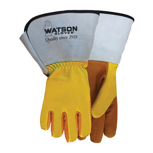 Watson 9407GCR-L 9407GCR Ice Storm Lined Cut-Resistant Gloves, L, Cowhide Leather, Gauntlet Cuff, Resists: Cut, Oil and Water, ANSI Cut-Resistance Level: A4