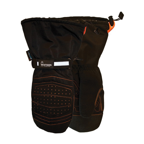 Watson 9499-L 9499 Sno Job Insulating General Purpose Gloves, High Performance, L, Microfiber Palm, Taslon, Black, Elastic/Shirred Cuff, Resists: Cold, Wind, Water, Dirt and Debris, 3M™ Thinsulate™ C150 Lining