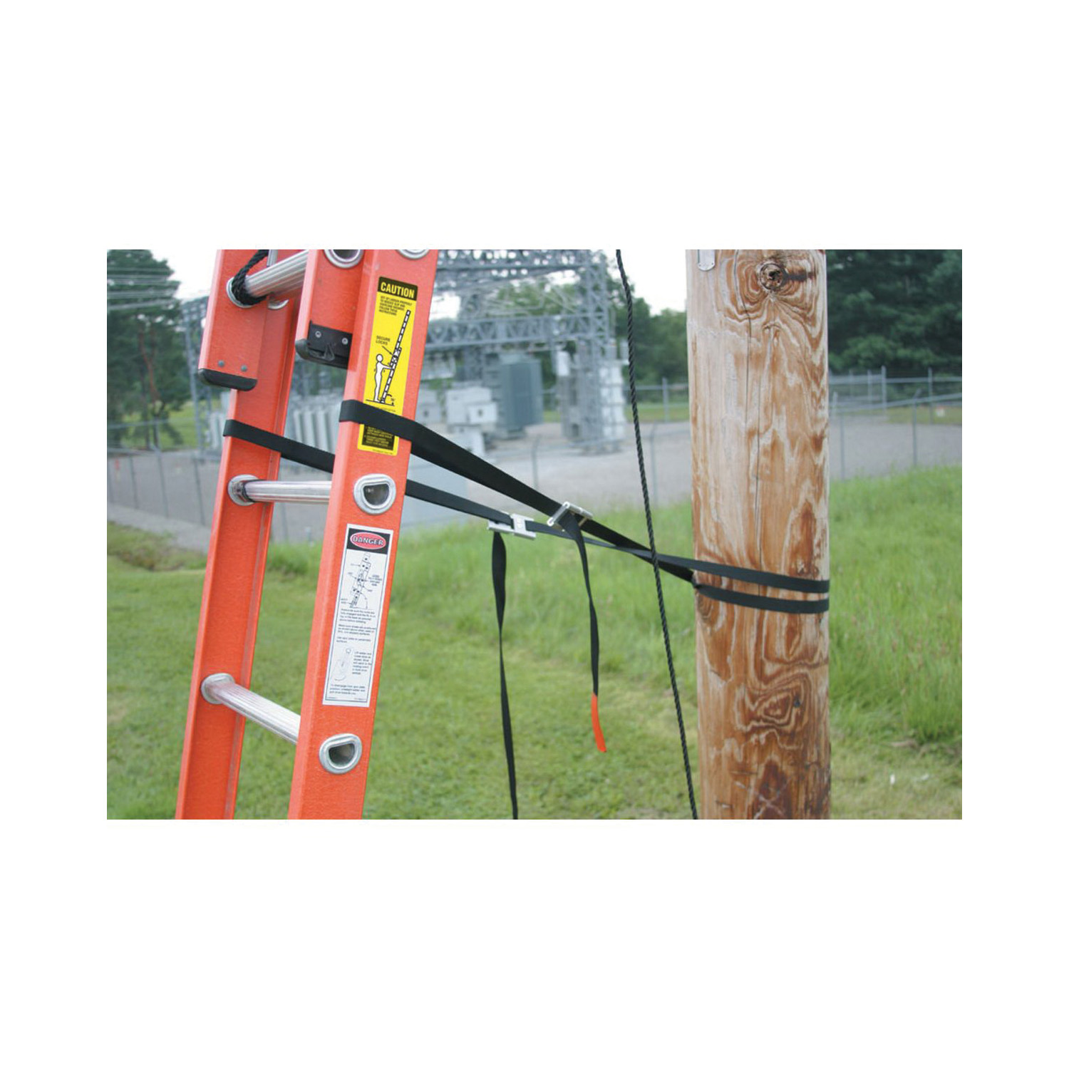 WERNER® 94-2 Extension Stabilizing Ladder Cinch, For Use With All Fiberglass Series Extension Ladders, Aluminum/Steel
