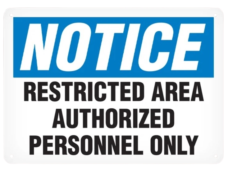 INCOM® SS4037P Danger Signs, Notice, 10 in H 14 in W