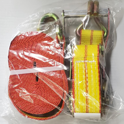 2inX10ft Poly Tie-down Ratchet Strap