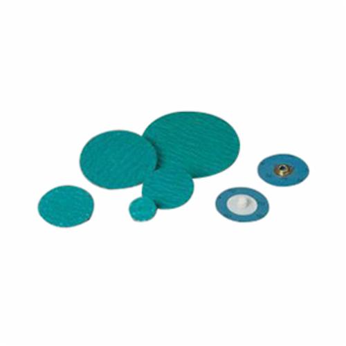 Standard Abrasives™ SocAtt Power Zirc 051115-32440 528424 Quick-Change Coated Abrasive Disc, 2 in Dia Disc, 50 Grit, Coarse Grade, Zirconia Pro Abrasive, Type TS Attachment