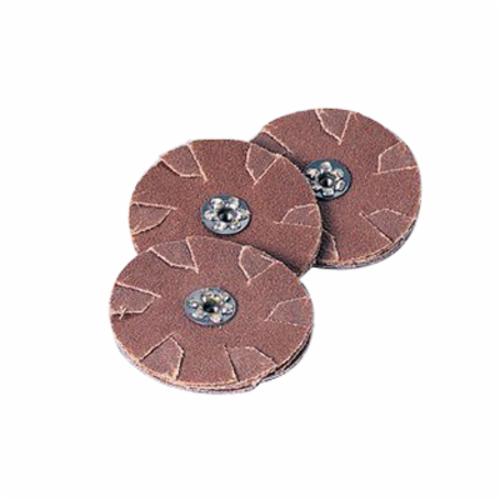 Standard Abrasives™ 051115-32989 Overlap Coated Abrasive Disc, 2 in Dia, 120 Grit, Fine Grade, Aluminum Oxide Abrasive, Cloth Backing