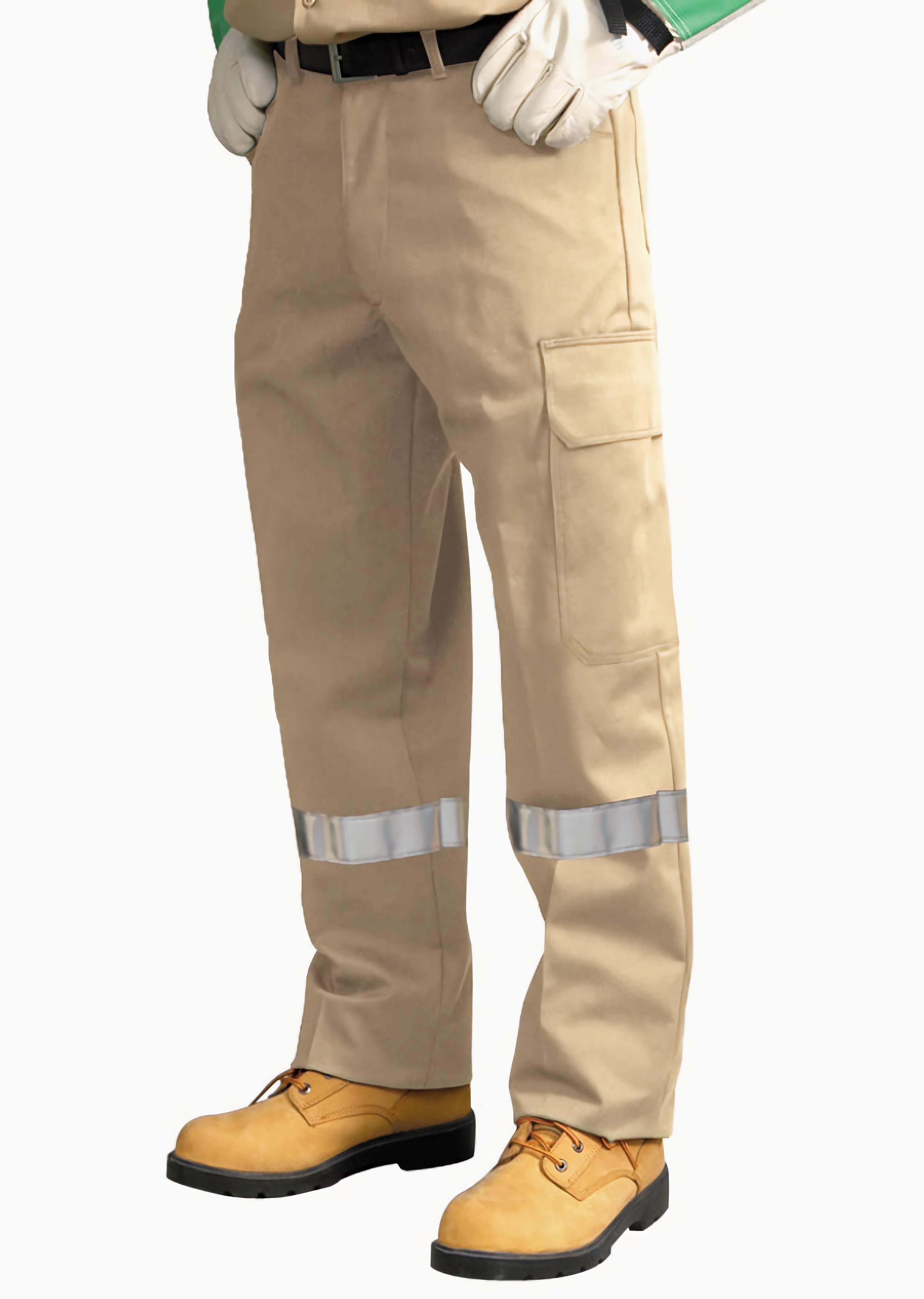 AGO #SP-119-TAN Arc/FR with Tape | UltraSoft Arc/FR Work Pant with Cargo Pockets