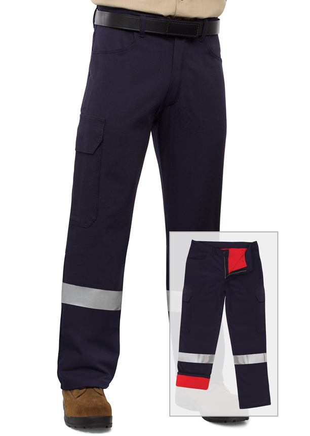 AGO #SP-132-NAV Arc/FR with Tape | UltraSoft Arc/FR Lined Cargo Pant
