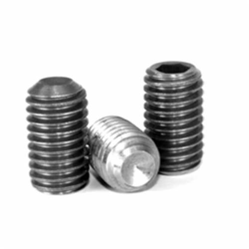 BBI 539002 Passivated Socket Set Screw, M3x0.5, 4 mm L, Cup Point, Stainless Steel, A2-70 (18-8) Grade