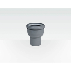 Centrotherm Eco Systems InnoFlue® ISIA0203 Single Wall Centric Increaser, 2 to 3 in Dia x 5.9 in L, Polypropylene, Gray, Domestic