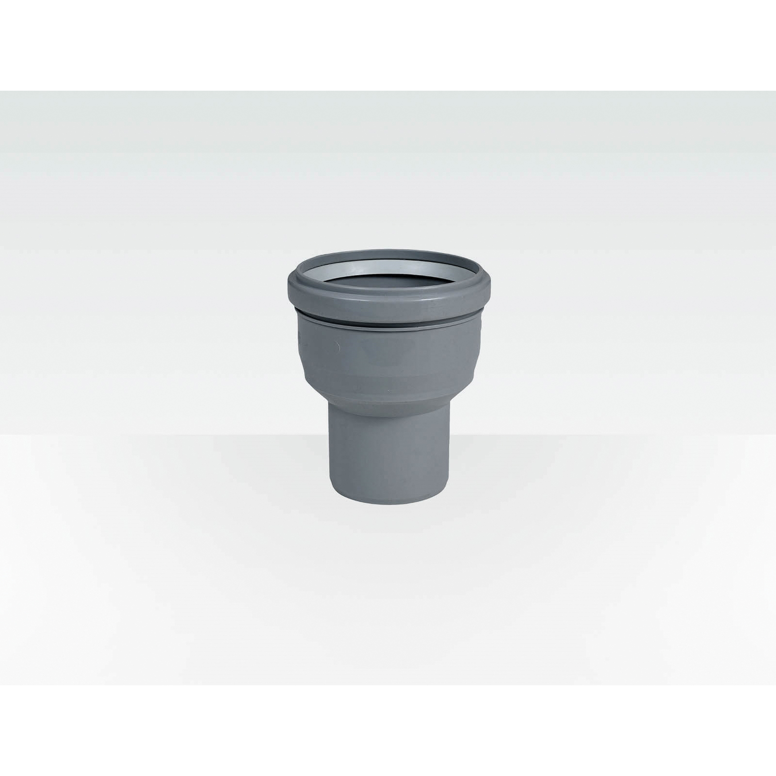 Centrotherm Eco Systems InnoFlue® ISIA0304 Single Wall Centric Increaser, 3 to 4 in Dia x 5.7 in L, Polypropylene, Gray, Domestic